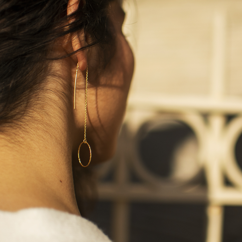 Circle Earrings Gold