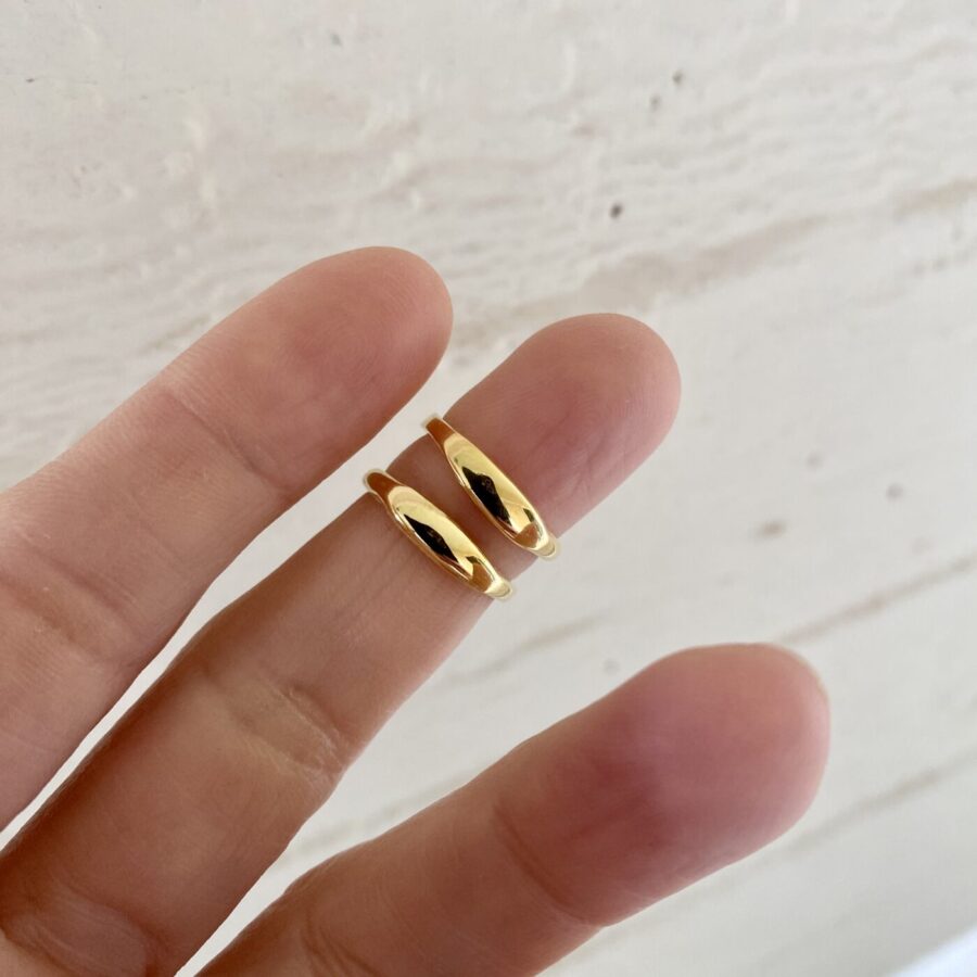 Little Gold Chevalier Ring - Χρυσό Σεβαλίε Δαχτυλίδι
