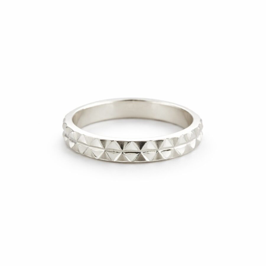 Unisex Band Ring - Γεωμετρικό Δαχτυλίδι Βέρα