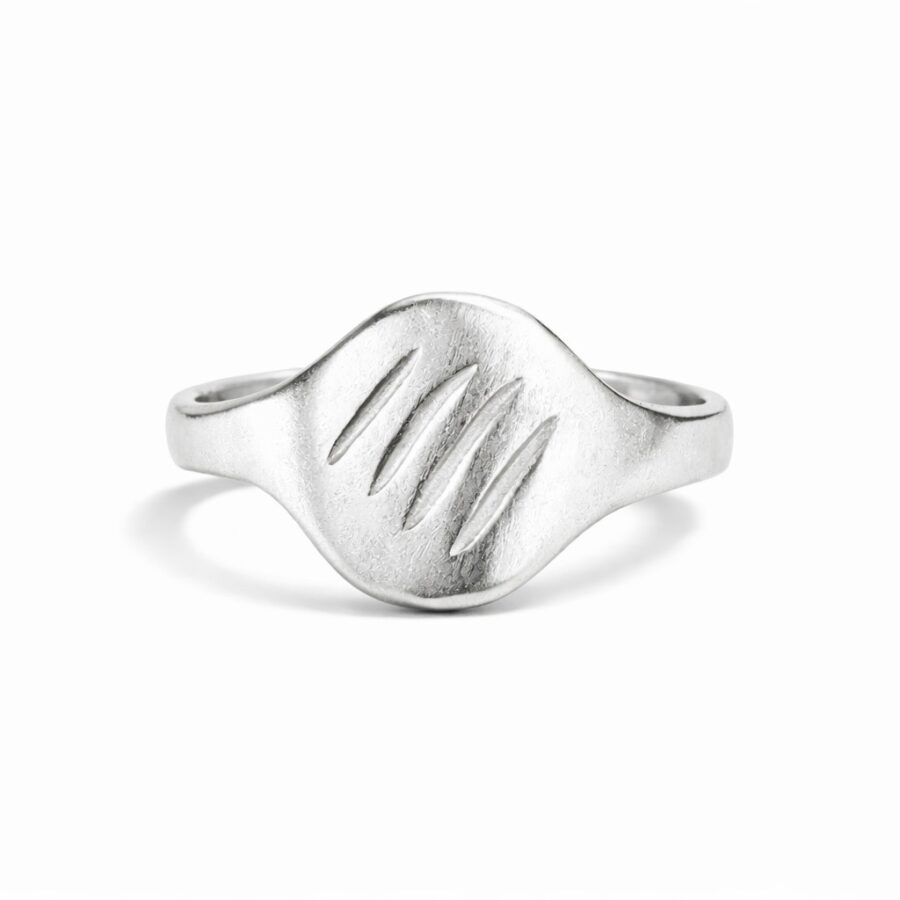 Unisex Chevalier Ring Silver 925 - Σεβαλιέ Δαχτυλίδι απο Ασήμι 925