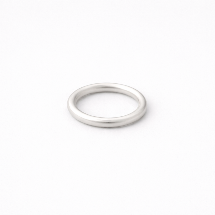 Chunky Band Ring 3mm Matte - Δαχτυλίδι βέρα 3mm Ματ