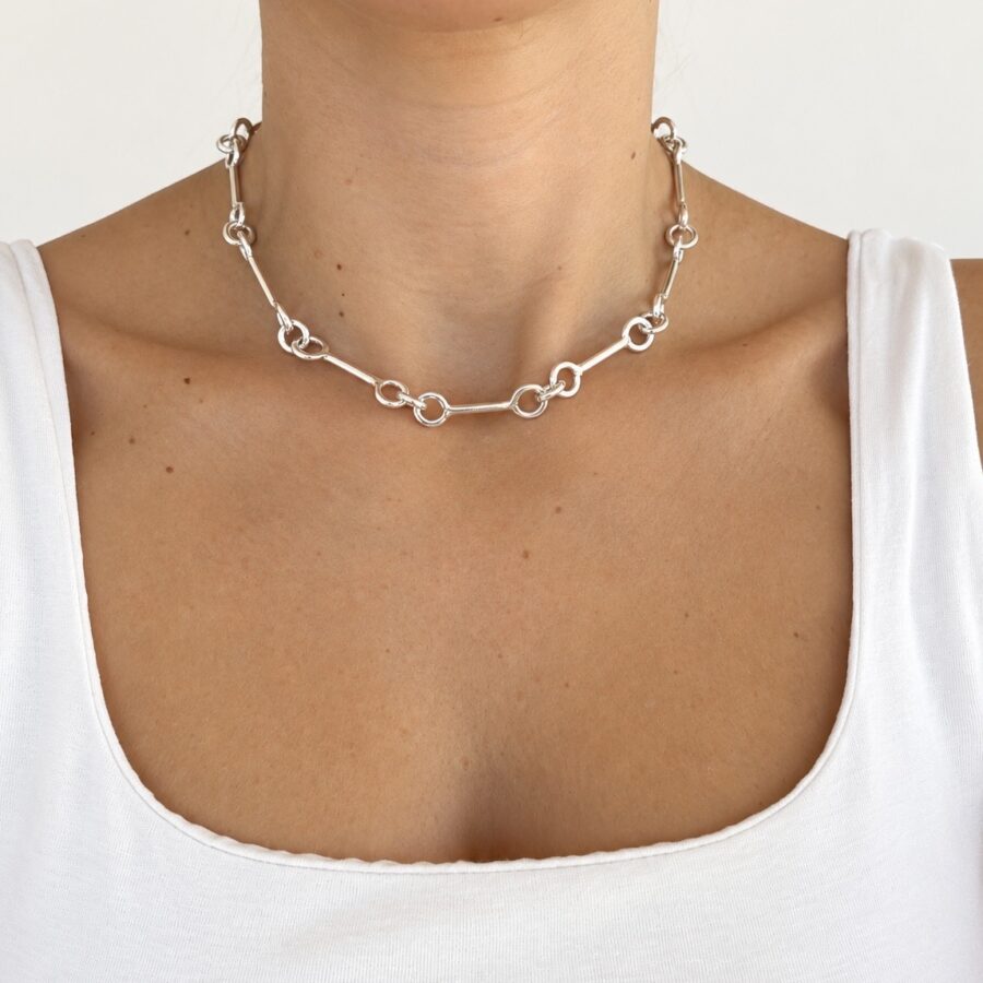 Aurora Orbit Necklace - Statement Κολιέ Αλυσίδα 925