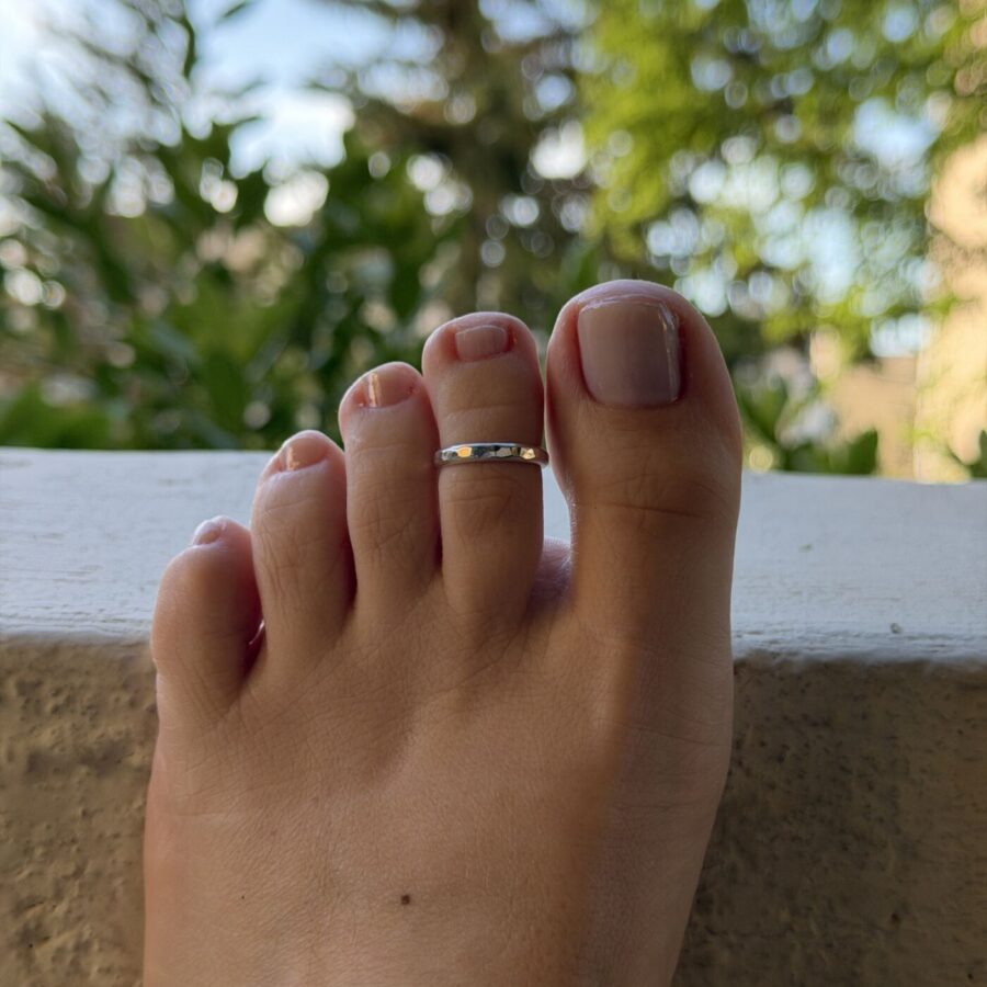 Toe ring - Σφυρήλατο Δαχτυλίδι Ποδιού 925