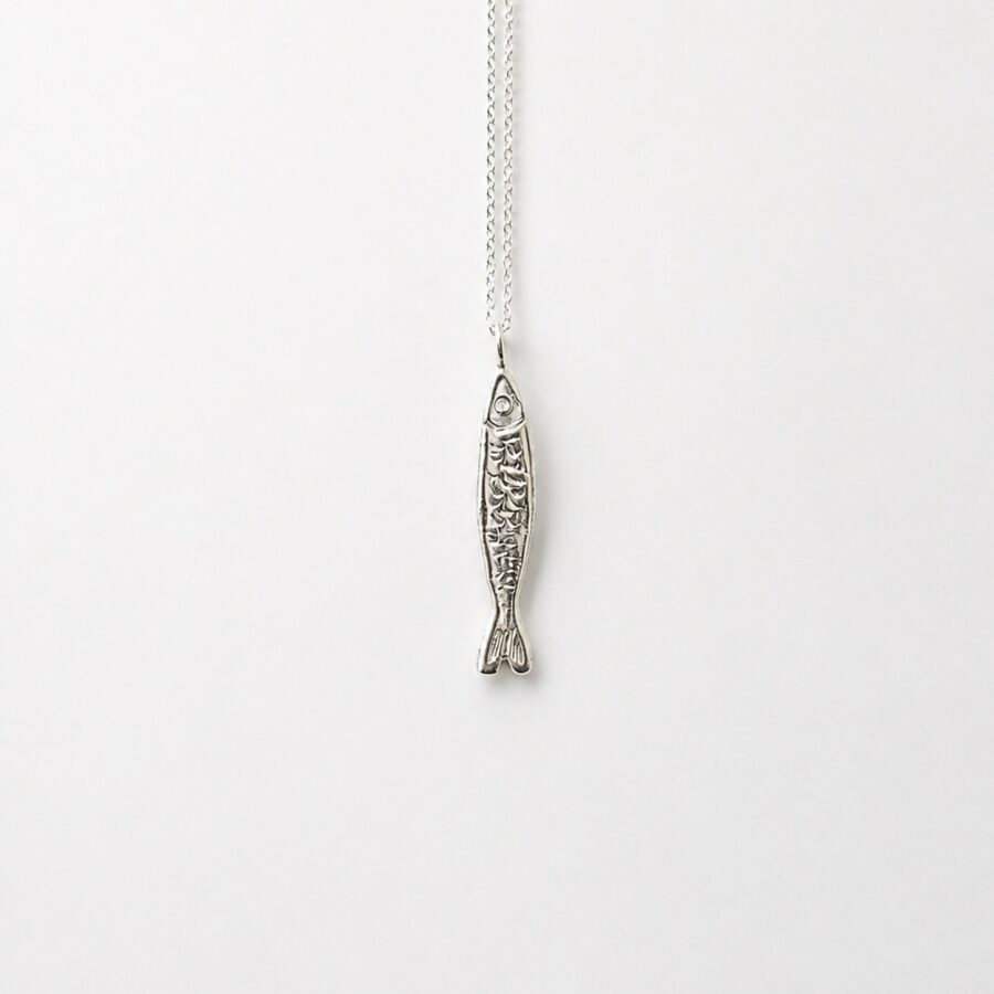 Sardine necklace / Κολιέ Σαρδέλα 925
