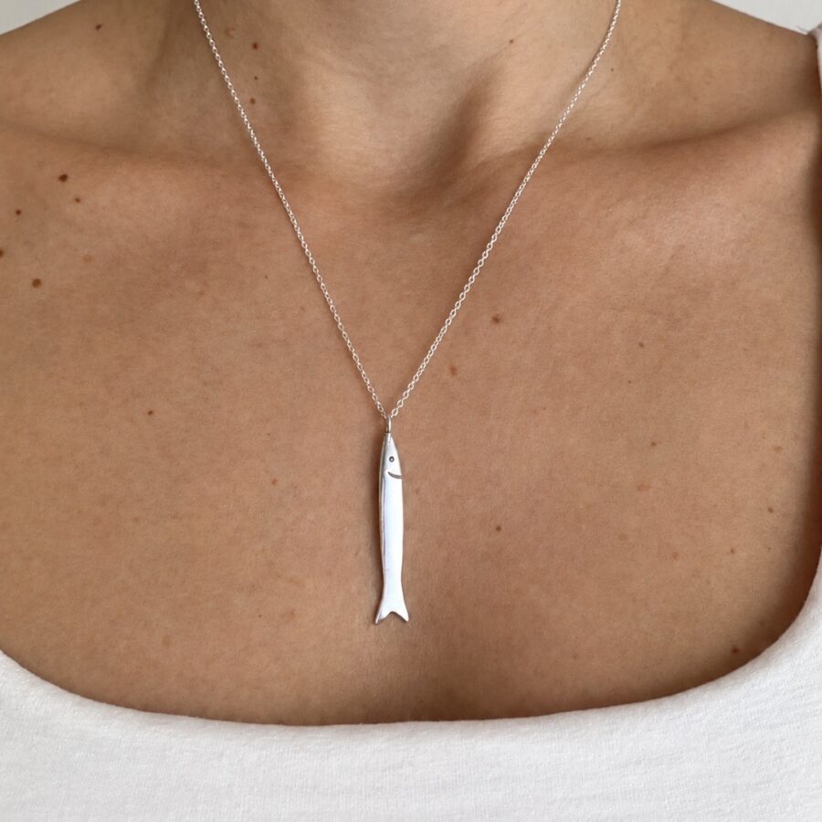 Anchovy necklace / Κολιέ Γαύρος 925